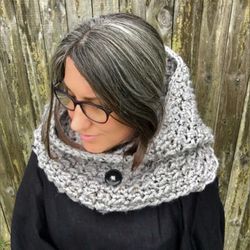 dusk hooded cowl crochet pattern