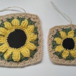 Sunflower Granny Square Pattern