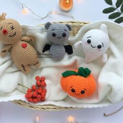 Crochet Pattern Set of Halloween Toys