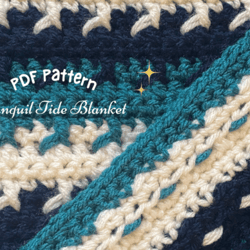 Tranquil Tide Blanket Crochet Pattern