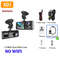 3Camera Dash Cam For Car Camera 1080P Video Recorder WIFI Car DVR Front Rear View Camera Night Visi 8