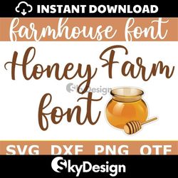 farmhouse font svg  otf, farmhouse font alphabet, script font, digital download, 1 svg, 1 dxf, 1 png  1 otf file
