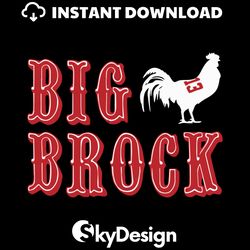 Big Brock Funny Chicken 13 SVG