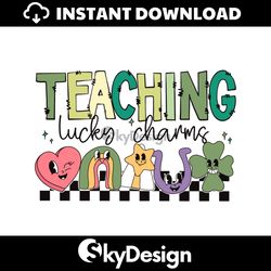 teaching lucky charms saint patrick day svg