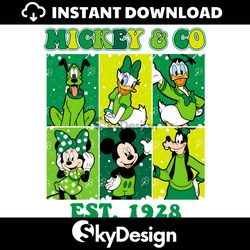 disney patrick day mickey and co est 1928 png