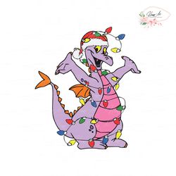figment dragon santa hat svg
