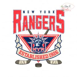 new york rangers hockey 1926 svg