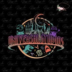 vintage disney universal studios svg