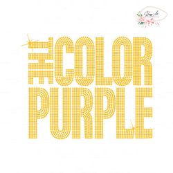 Retro The Color Purple 2023 Movie SVG