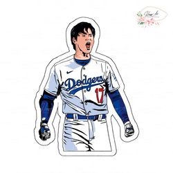 Shohei Ohtani Los Angeles Dodgers MLB Svg Digital Download