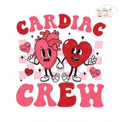 Cardiac Crew Heart Valentine SVG