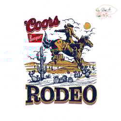 coors banquet rodeo cowboys svg