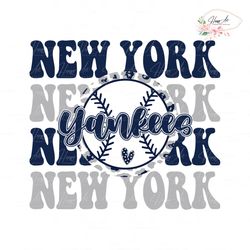 new york yankees baseball mlb svg