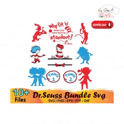 10+ dr seuss bundle thing 1 svg