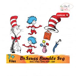 7+ dr seuss bundle thing 1 svg