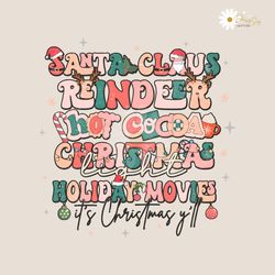 santa claus reindeer hot cocoa png