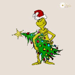 Funny Grinch Christmas Tree SVG