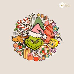 floral grinch cindy lou who png