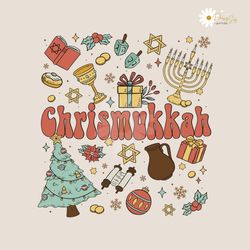 chrismukkah hanukkah christmas jewish svg