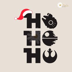 retro ho ho ho star wars christmas svg