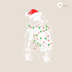 christmas star wars character r2 d2 svg