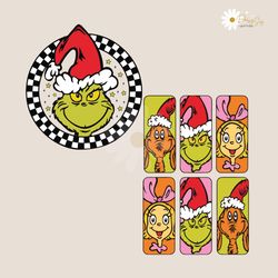 retro grinch max cindy lou who svg