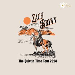 the quittin time tour 2024 zach bryan svg