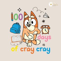 retro 100 days of cray cray svg