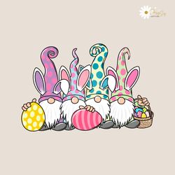 Easter Gnomes With Easter Eggs SVG
