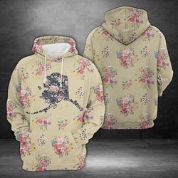 alaska floral vintage 3d printed hoodie/zipper hoodie