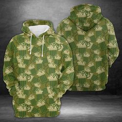 amazing camouflage beer 3d printed hoodie/zipper hoodie