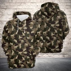 amazing camouflage cats 3d printed hoodie/zipper hoodie