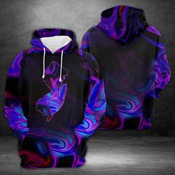 amazing new jersey 3d printed hoodie/zipper hoodie