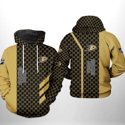 anaheim ducks nhl 3d printed hoodie/zipper hoodie