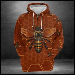 bee queen 3d printed hoodie/zipper hoodie