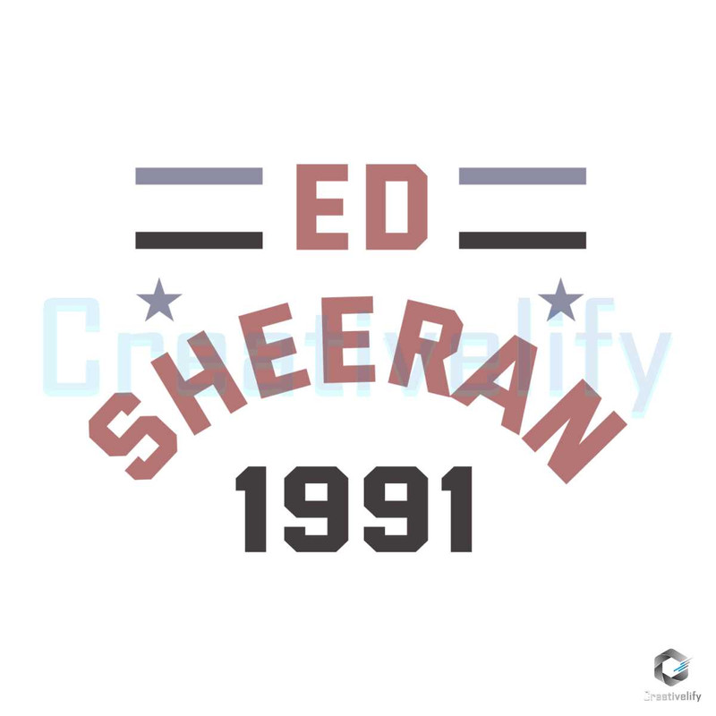 1991 Ed Sheeran Tour 2023 SVG Ed Sheeran Digital File.jpg