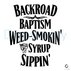 backroad baptism svg jelly roll tour vintage digital file