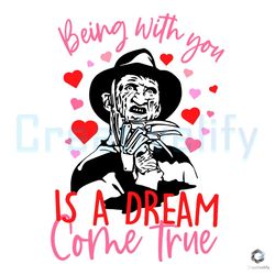 being with you freddy heart svg is a dream come true file