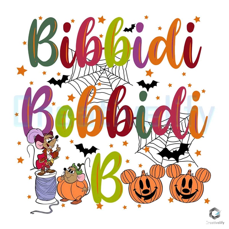 Bibbidi Bobbidi Boo Halloween Svg Pumpkin Mickey Design File.jpg