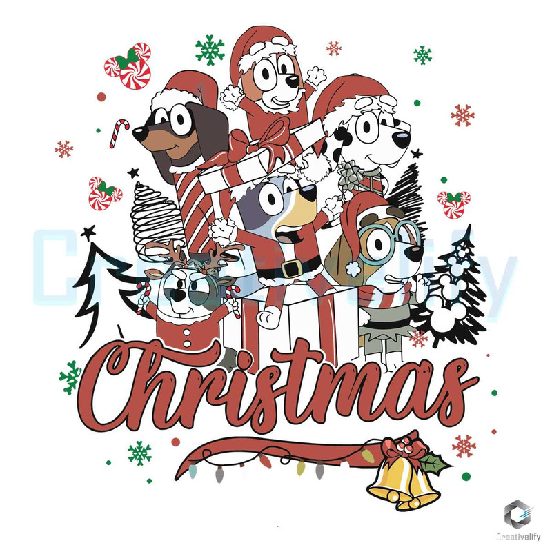 Bluey Family Santa SVG Christmas Vibes File Digital Cricut.jpg