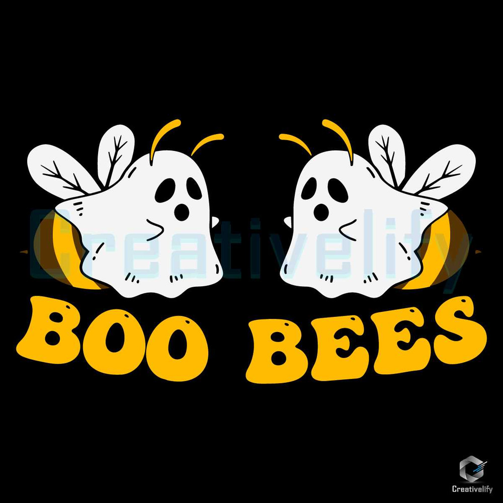 Boo Bees Halloween Ghost SVG File For Cricut.jpg