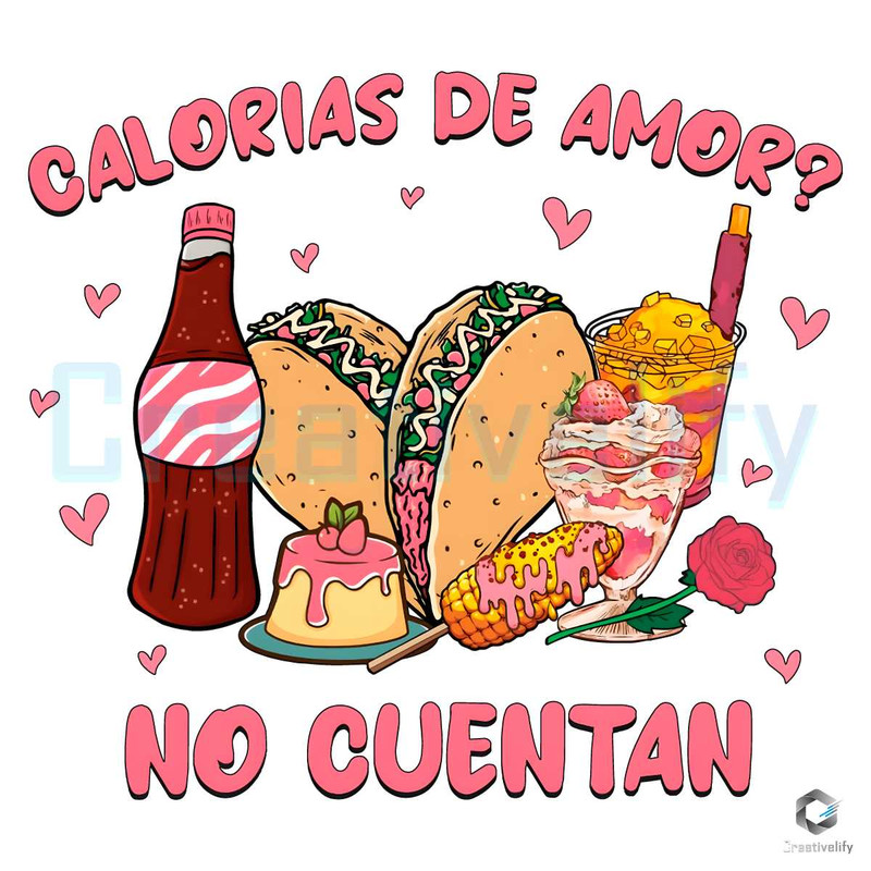 Calorias De Amor No Cuentan PNG Valentine's Day File.jpg