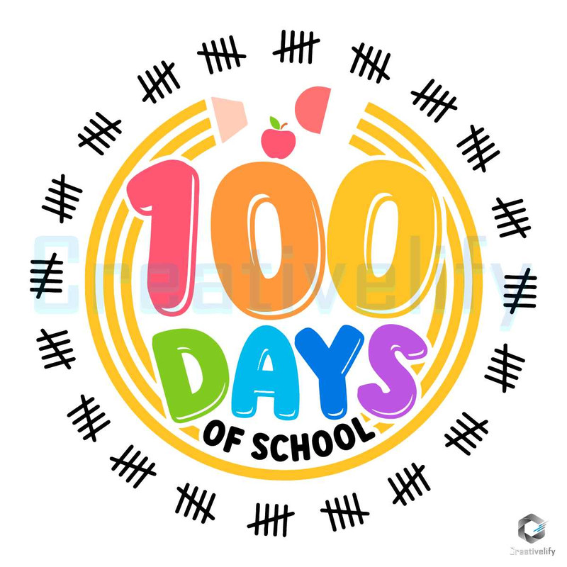 Celebration 100 Days Of School SVG Teacher Life File.jpg