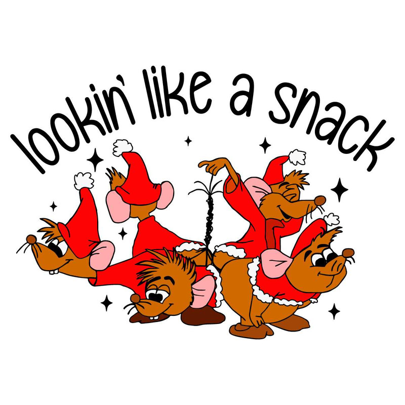 Christmas Cinderella Mice SVG Looking Like A Snack File.jpg