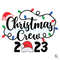 Christmas Crew 2023 SVG Santa Hat Xmas Lights File.jpg