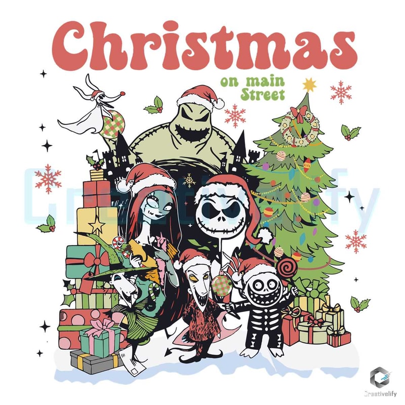 Christmas On Main Street SVG Oogie Boogie File For Cricut.jpg