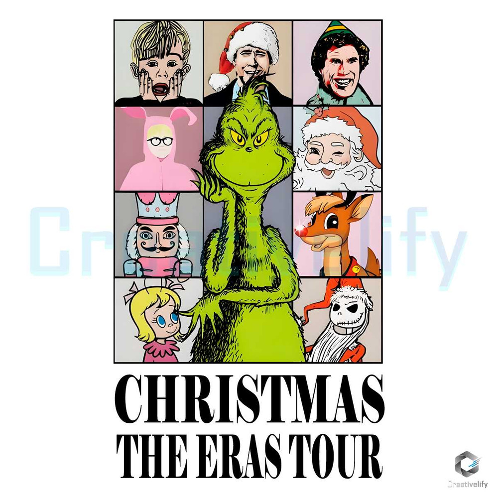 Christmas The Eras Tour PNG Grinch Movie Characters File.jpg
