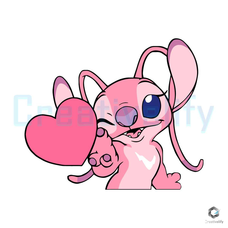 Cute Angel Valentine SVG Disney Lover File Download.jpg