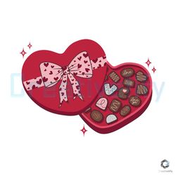 cute chocolate heart svg valentines day file design