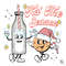 Cute Tis The Season SVG Christmas Cookie Milk Cricut File.jpg